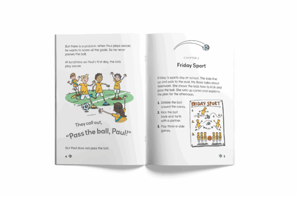 Pass the Ball, Paul! (Mopoke Readers, Set 1) - Image 2