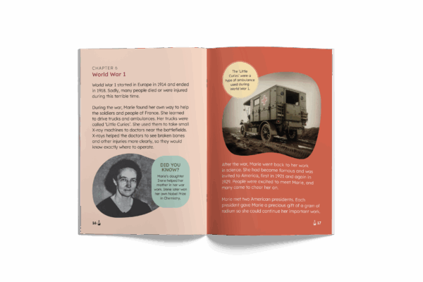 Marie Curie: A Brilliant Scientist (Mopoke Readers, Set 5) - Image 2